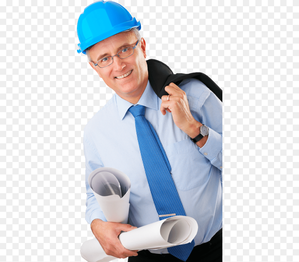 Engineer Business Man, Accessories, Shirt, Tie, Helmet Png Image