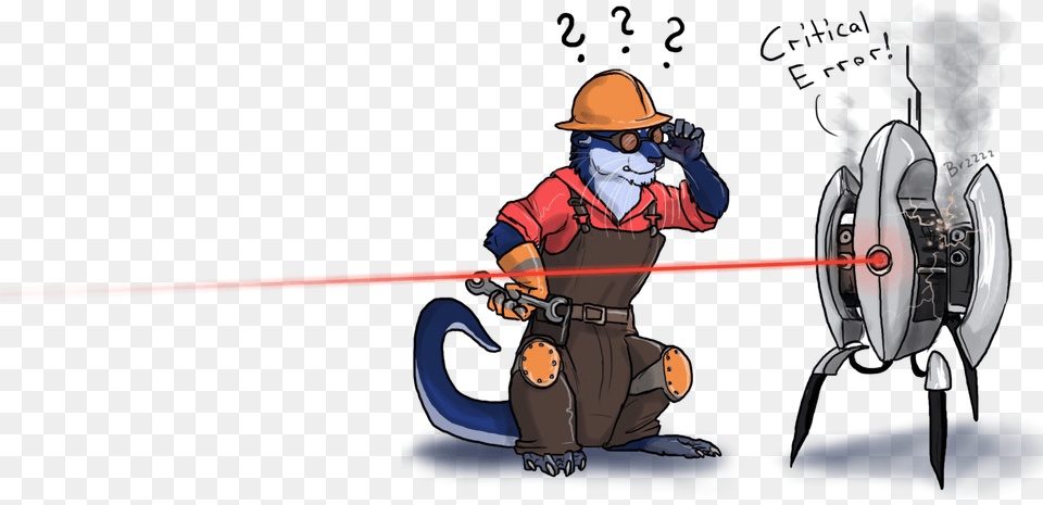 Engineer Otter Cartoon, Baby, Person, Adult, Female Png