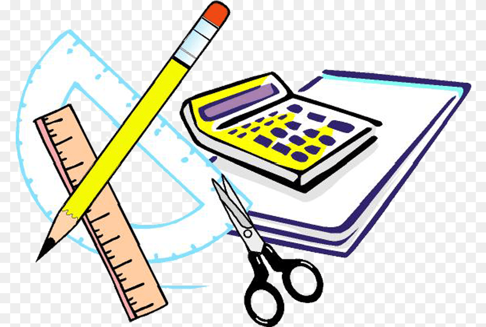 Engineering Clipart Line Art Math Supplies School Supplies, Electronics, Scissors Png