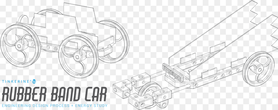 Engineering Design Process Rubber Band Car Drawing, Machine, Spoke, Text Png Image