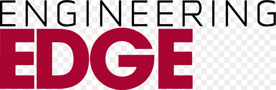 Engineering Edge Logo Circle, Maroon Png