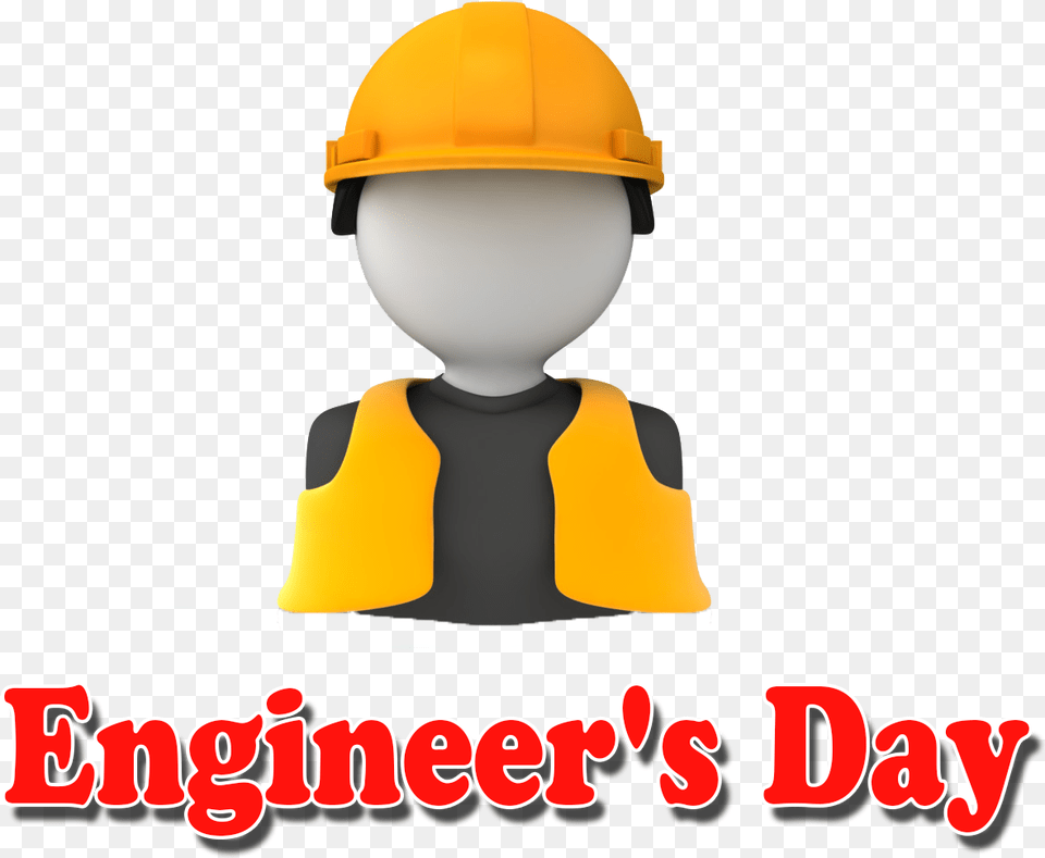 Engineerquots Day Hd Construction Worker, Clothing, Hardhat, Helmet, Baby Free Png Download