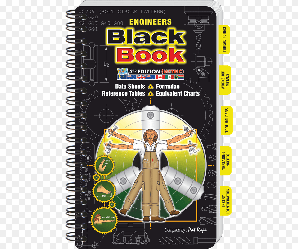 Engineers Black Book 3rd Edition, Publication, Advertisement, Poster, Person Png Image