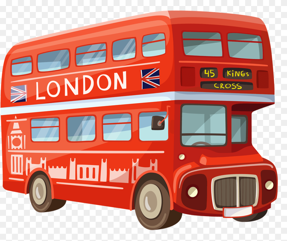 England, Bus, Double Decker Bus, Tour Bus, Transportation Free Transparent Png