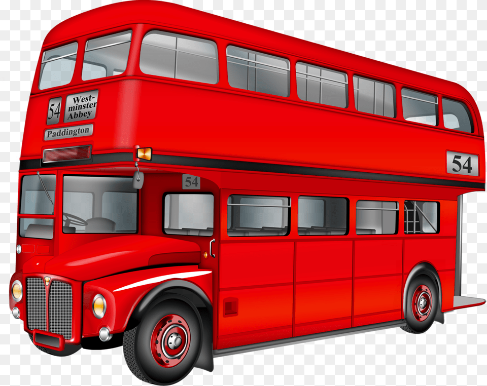 England, Bus, Double Decker Bus, Tour Bus, Transportation Png Image