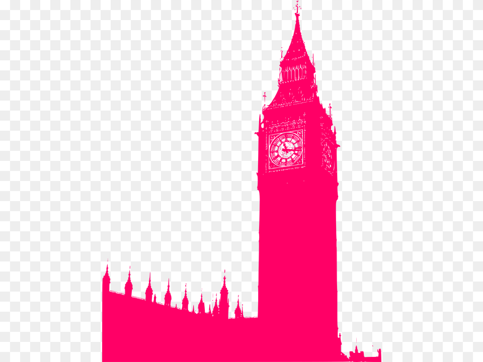 England, Architecture, Building, Clock Tower, Spire Png