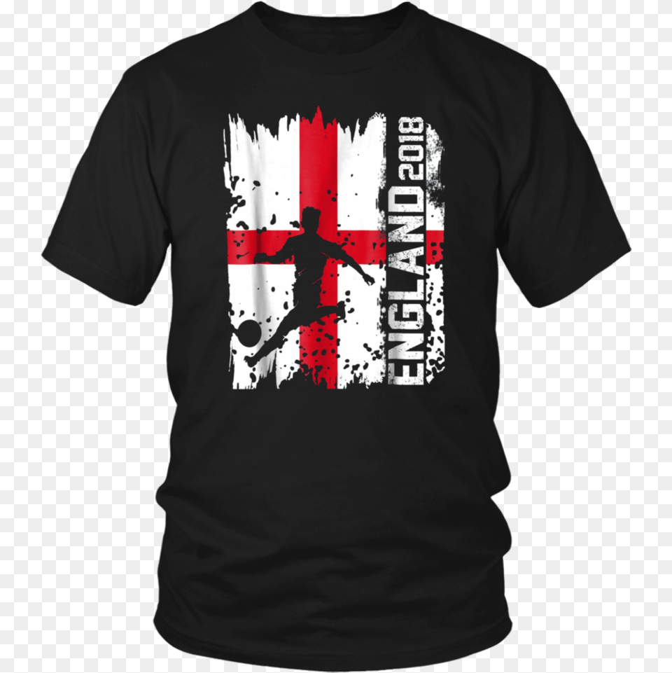 England Flag 2018 English Soccer Football Cup T Shirt Larry Bernandez T Shirt, Clothing, T-shirt, Adult, Male Png
