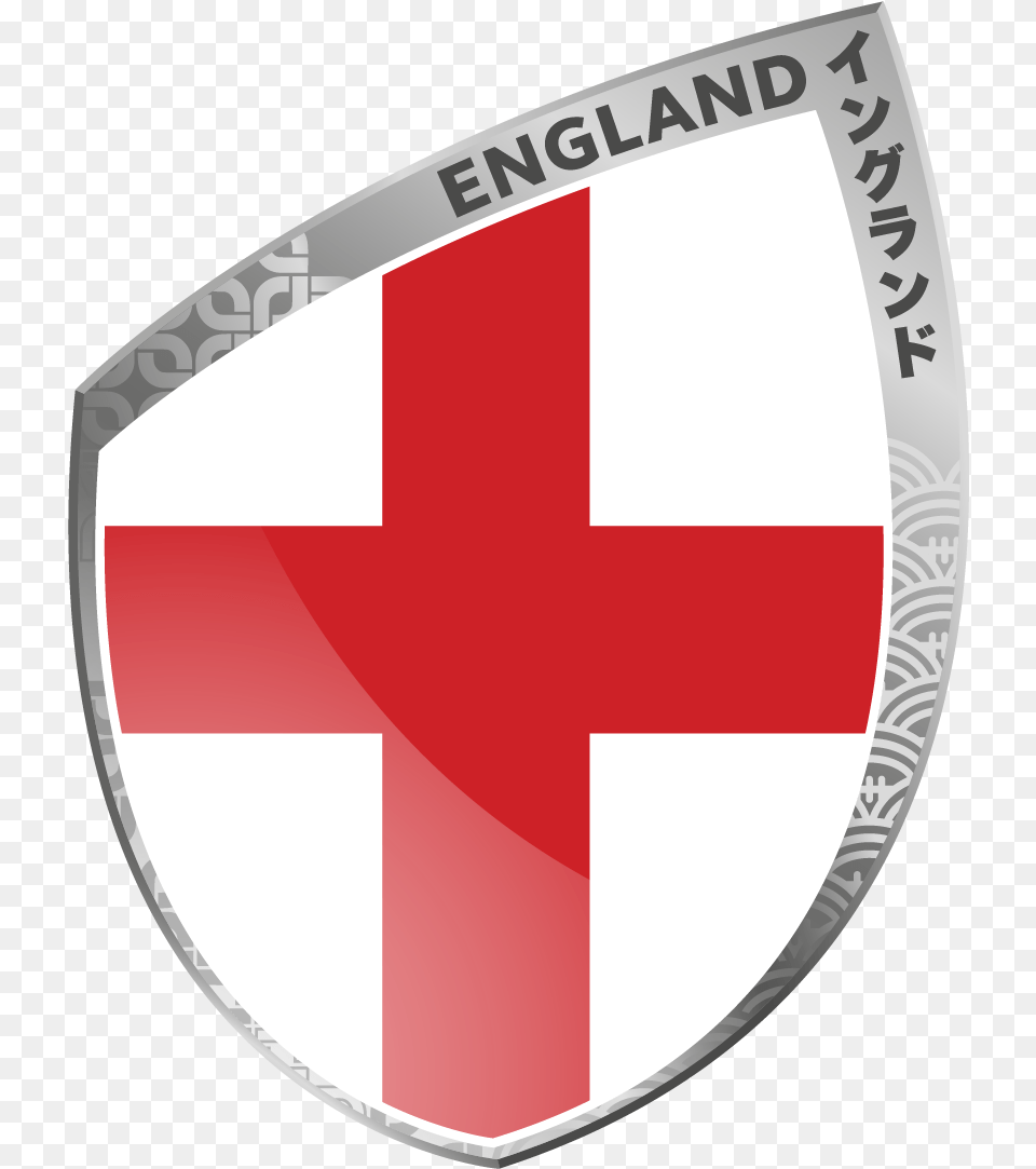England Flag England Rugby World Cup Flag, Armor, Shield Free Png Download
