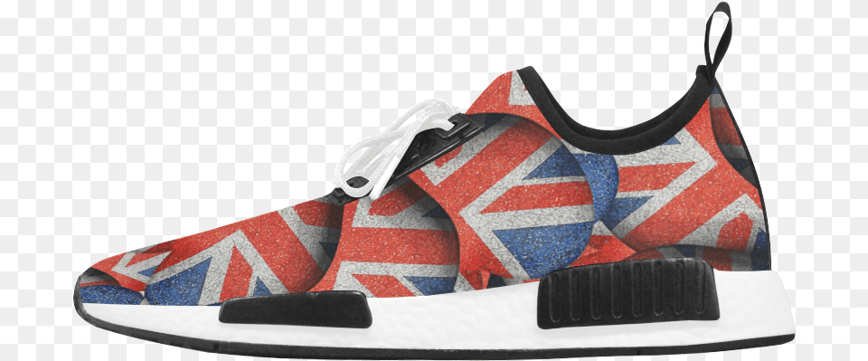 England Flag Patterned Men39s Draco Running Shoes Sneakers, Clothing, Footwear, Shoe, Sneaker Free Png