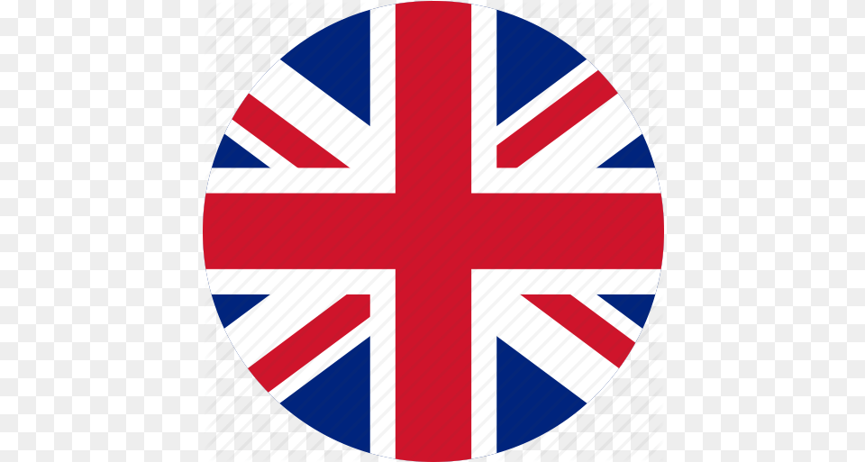 England Flag Uk Icon British Flag In A Circle, Logo Png Image