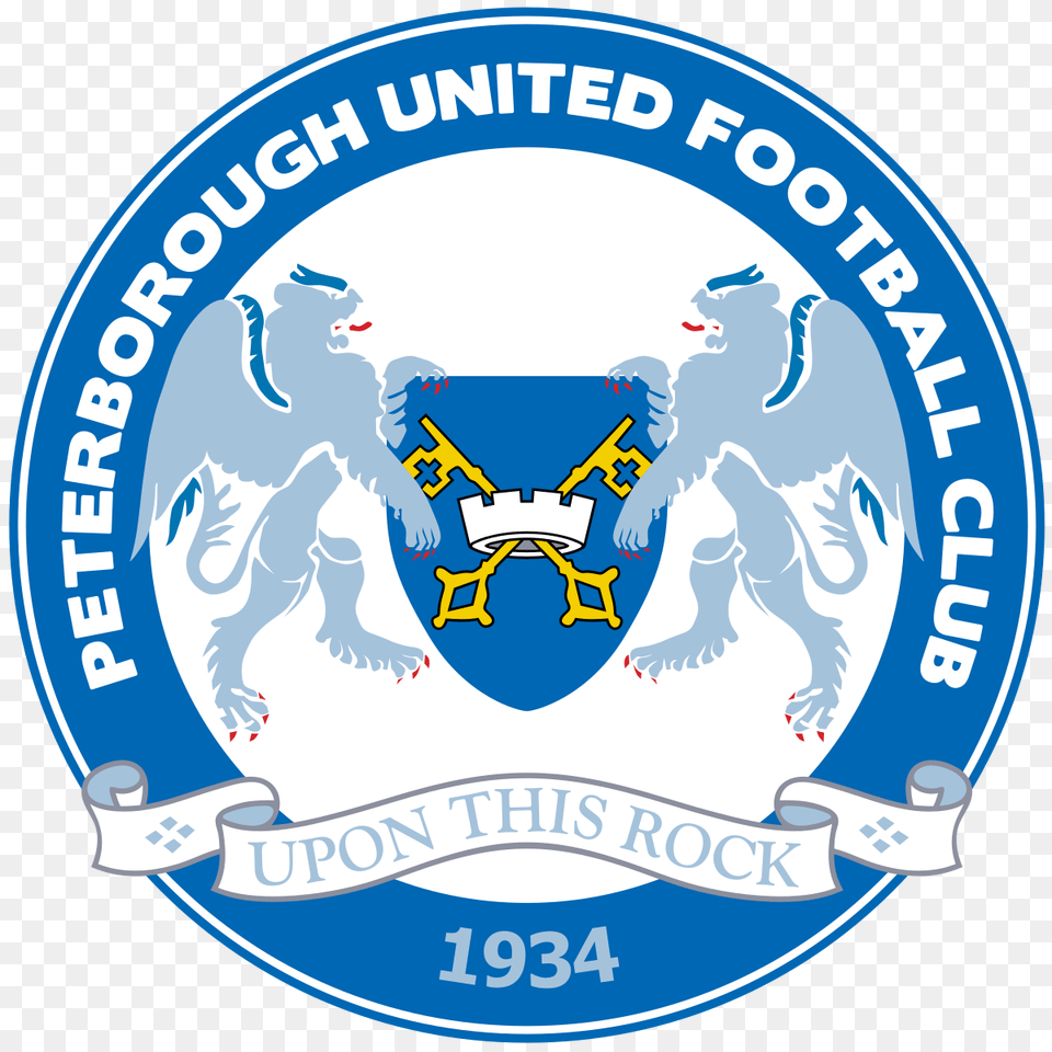 England Football Logos Peterborough United Fc Logo, Emblem, Symbol, Badge, Wedding Free Png
