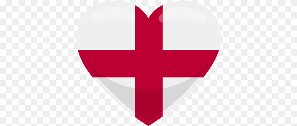 England Heart Flag England Flag Heart, Logo, First Aid Free Png Download