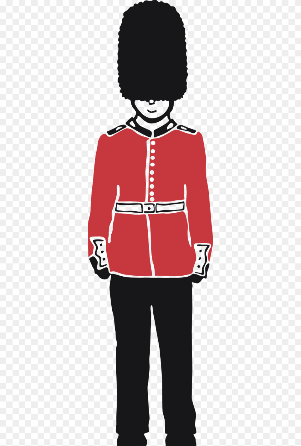 England London Soldier Queens Guard Silhouette, Adult, Person, Man, Male Free Png Download