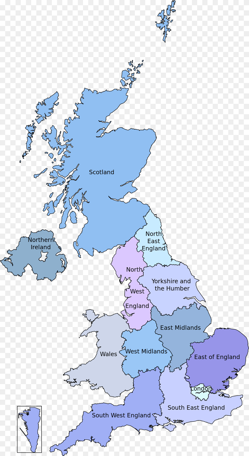 England Map Download European Elections 2019 Uk Polls, Chart, Plot, Atlas, Diagram Free Transparent Png