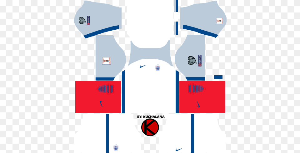 England Nike Kits Dream League Soccer 2018 Kit England, Cap, Clothing, Hat Png