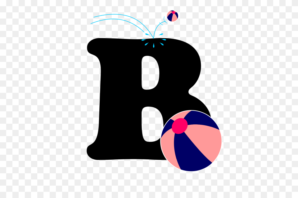 English Alphabet With Picture Letter B English Letter Cartoon, Symbol, Text, Number Png