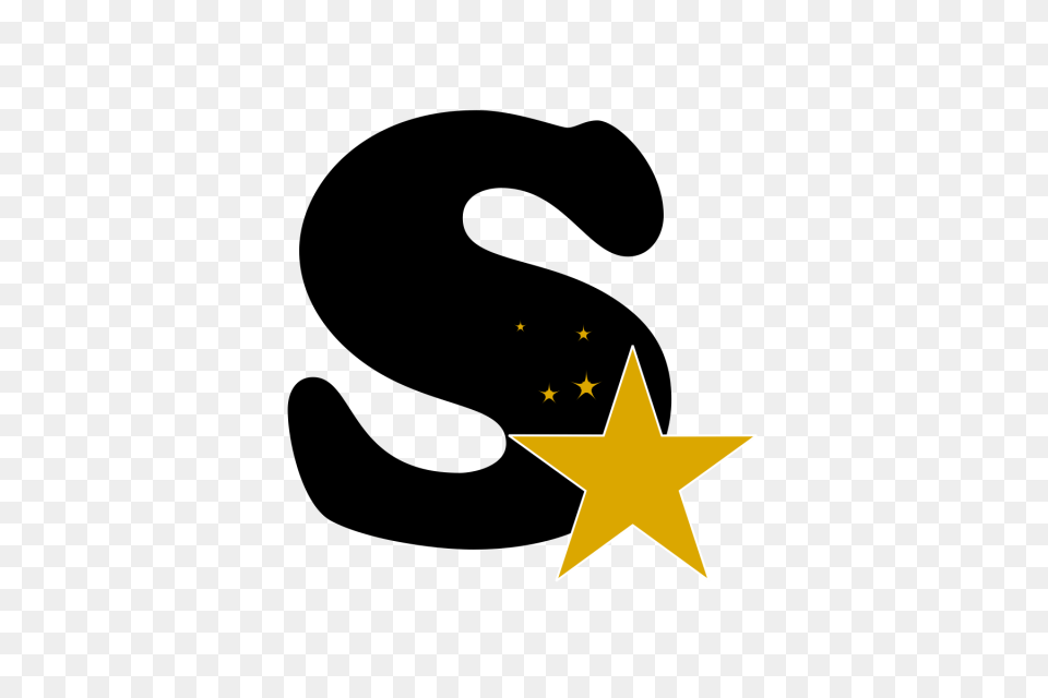 English Alphabet With Picture Letter S English Letter Cartoon, Symbol, Star Symbol, Animal, Fish Png