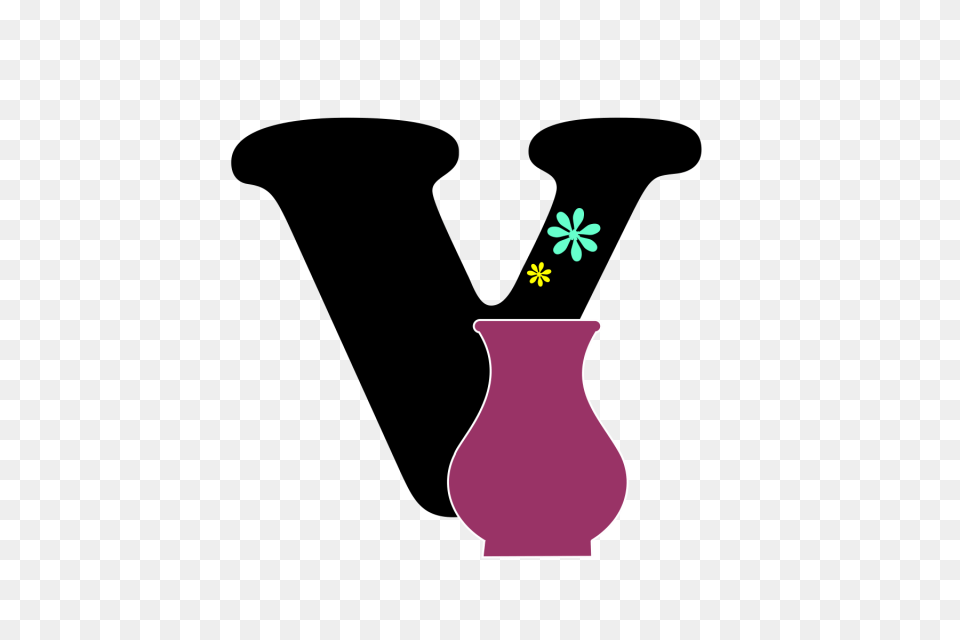 English Alphabet With Picture Letter V English Letter Cartoon, Jar, Pottery, Vase, Smoke Pipe Png