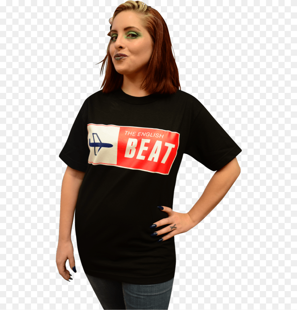 English Beat Girl, Adult, T-shirt, Person, Woman Png