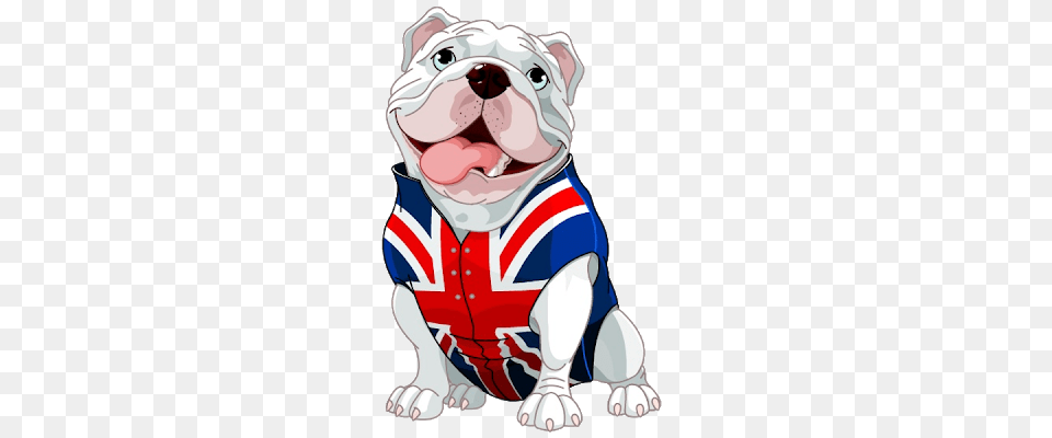 English Bulldog Clipart Animated, Animal, Canine, Dog, Mammal Png Image