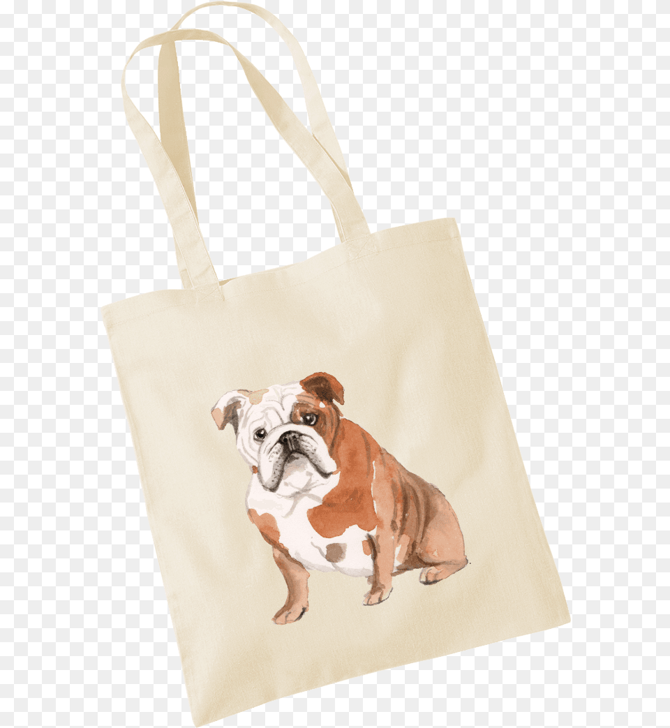 English Bulldog Tote Bag Tote Bag, Tote Bag, Pet, Mammal, Dog Free Png