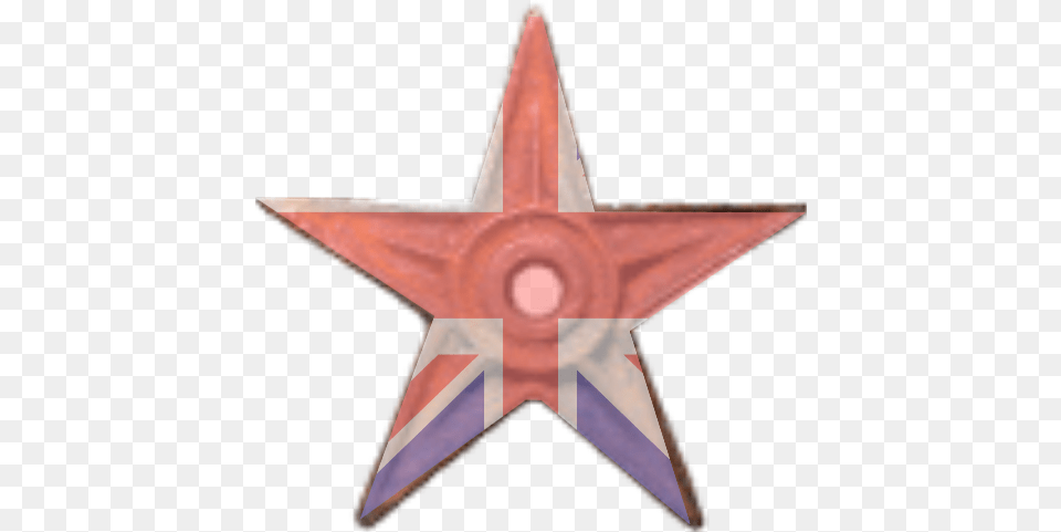 English Flag Barnstar Le Star, Star Symbol, Symbol Png Image