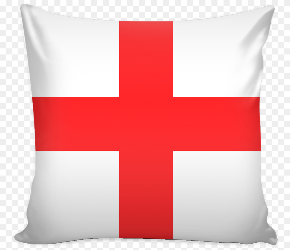 English Flag Decorative Pillow Case Transparent Pillow Cute, Logo, Home Decor, Symbol, First Aid Free Png Download