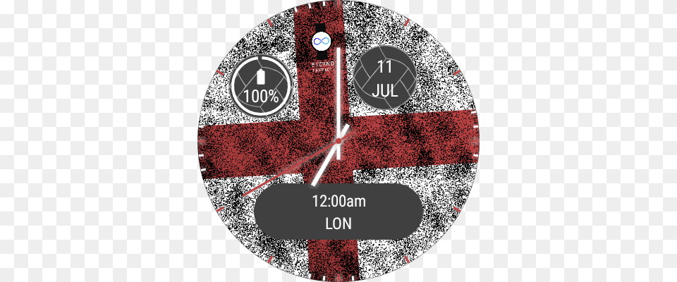 English Flag Watch Face Label, Disk, Analog Clock, Clock Png