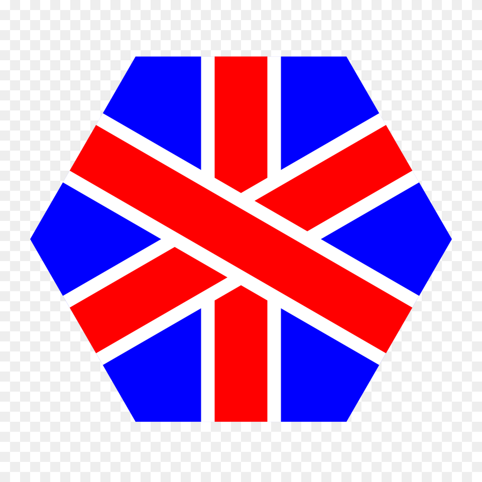 English Hexagon Icons, Flag Free Png Download
