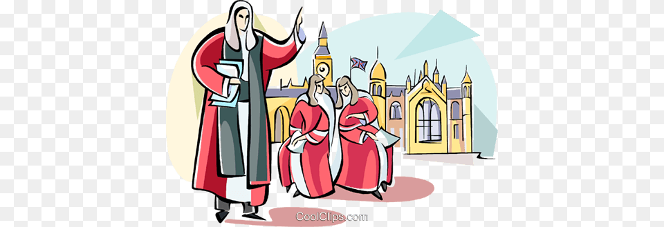 English Judge Royalty Vector Clip Art Illustration, Person, People, Book, Comics Free Png