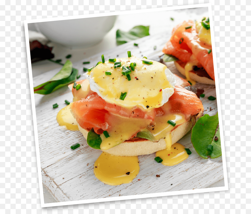 English Muffin Eggs Benedic, Brunch, Burger, Food, Egg Free Png Download