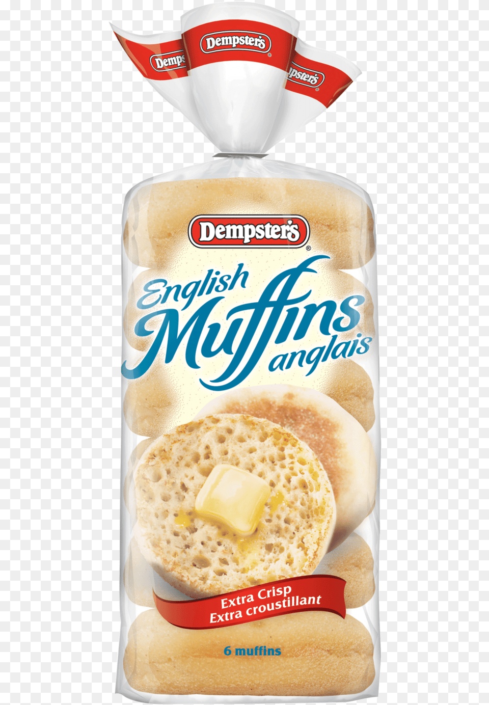 English Muffins Xtra Crispy Dempster39s Whole Wheat English Muffins, Bread, Food Png