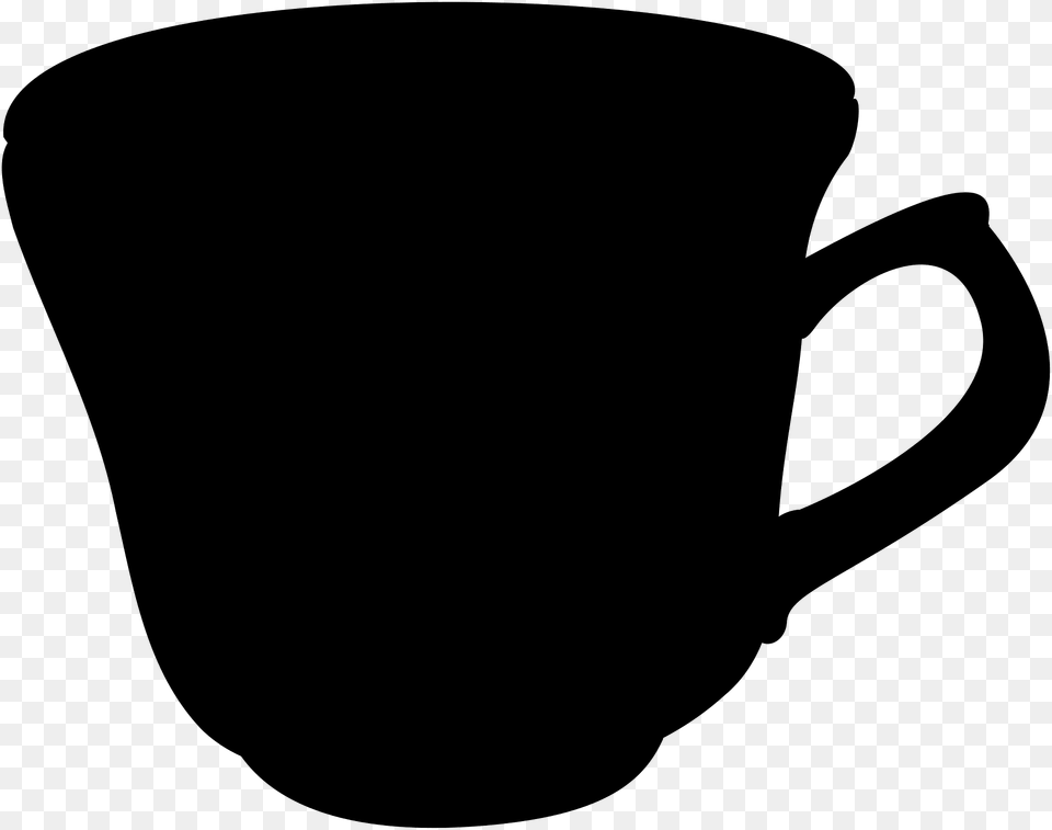 English Porcelain Cup Silhouette, Beverage, Coffee, Coffee Cup Free Png