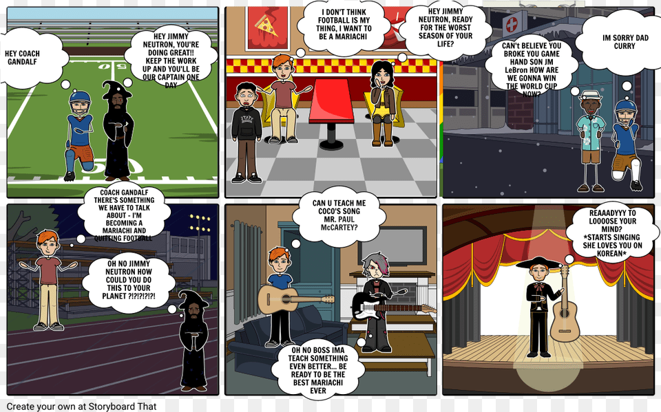 English Project Storyboard By 76cb7ef9 Comics, Book, Publication, Person, Face Free Png Download