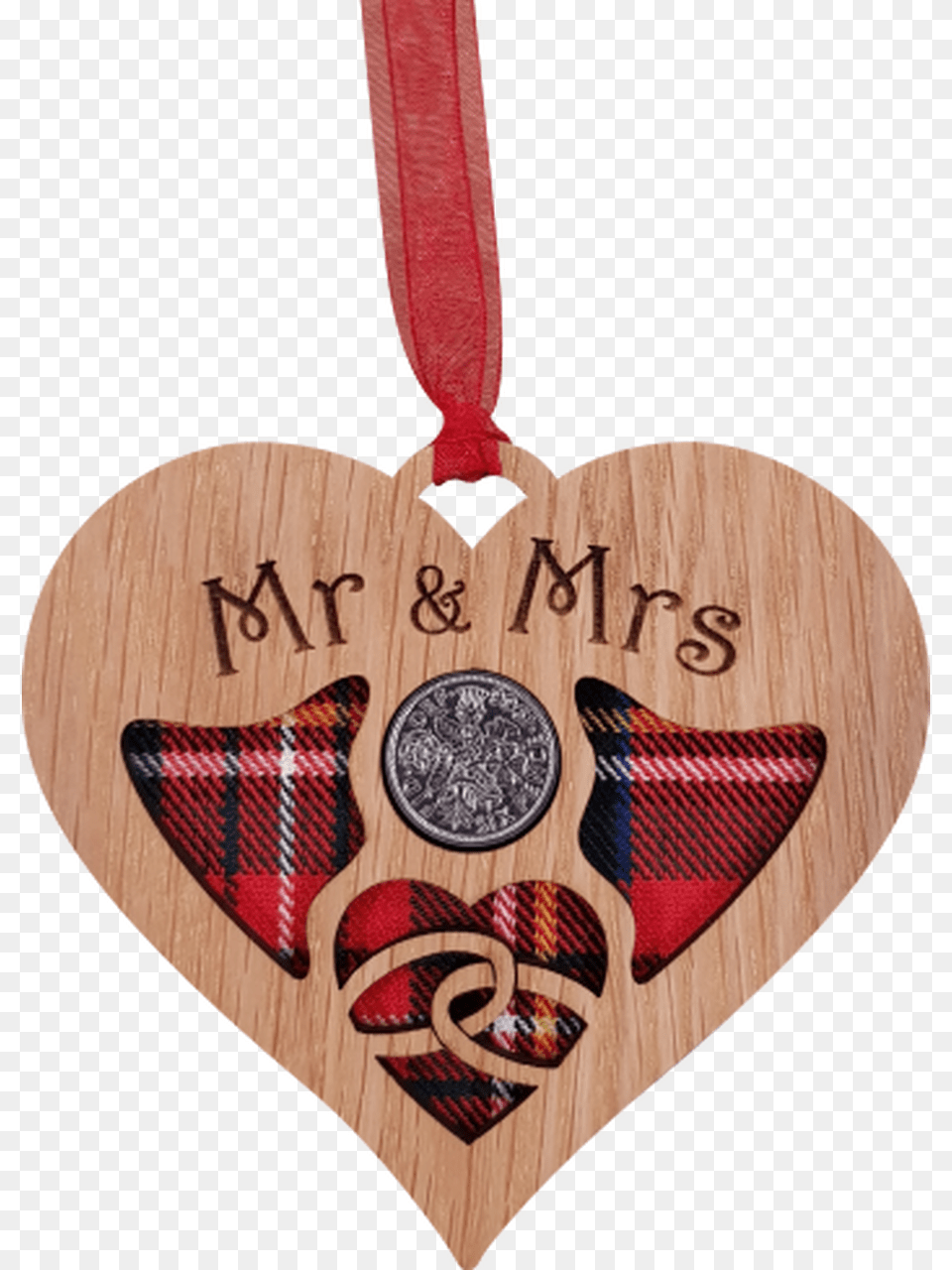 Engraved Mr Amp Mrs Wedding Heart Lucky Sixpence With Wedding, Accessories, Symbol Png Image
