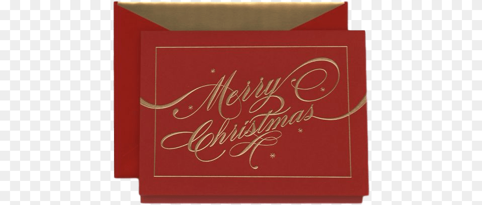 Engraved Ribbon Flourish Merry Christmas Greeting Card, Text, Calligraphy, Handwriting, Blackboard Png Image