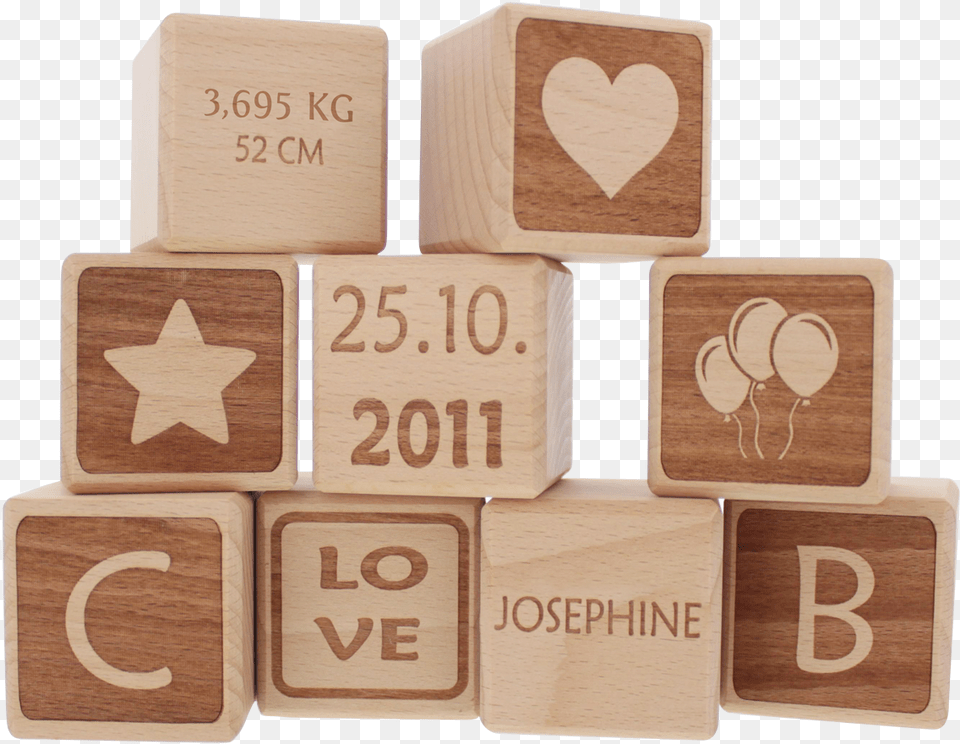 Engraved Wooden Cubes Decorative Wooden Cubes, Box, Symbol, Wood, Road Sign Png Image