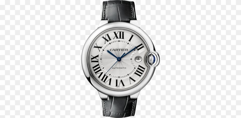 Engraving Cartier Ballon Bleu 42mm Leather Strap, Arm, Body Part, Person, Wristwatch Free Png Download