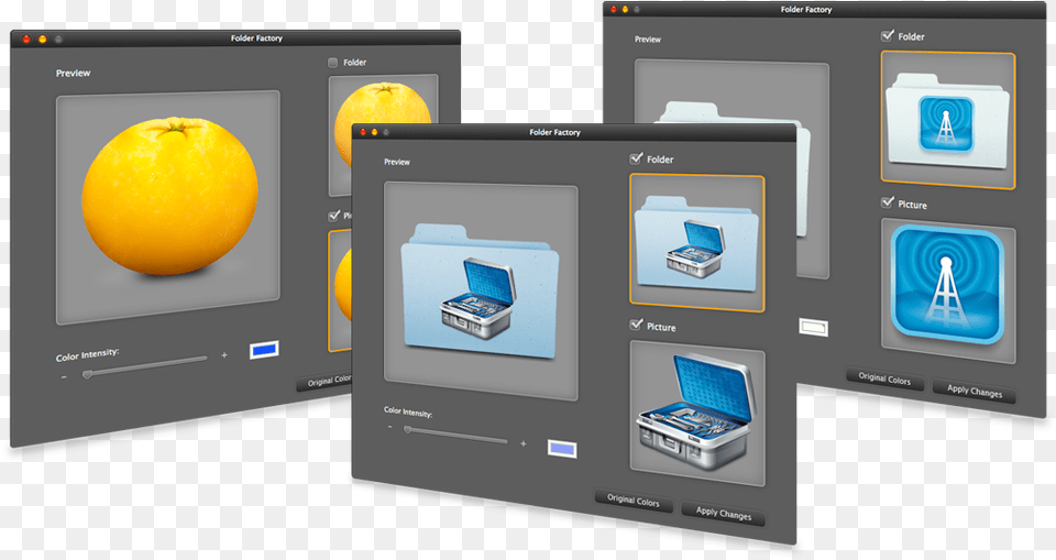 Enhance Your Folder Icons Orange, Screen, Computer Hardware, Electronics, Monitor Free Png Download