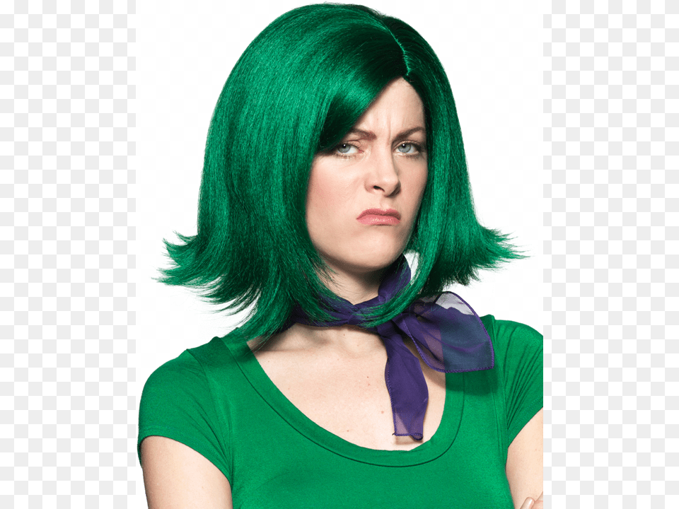 Enigma Disgust From Inside Out Clearance Movie Characters Green Hair, Woman, Adult, Person, Female Free Png Download