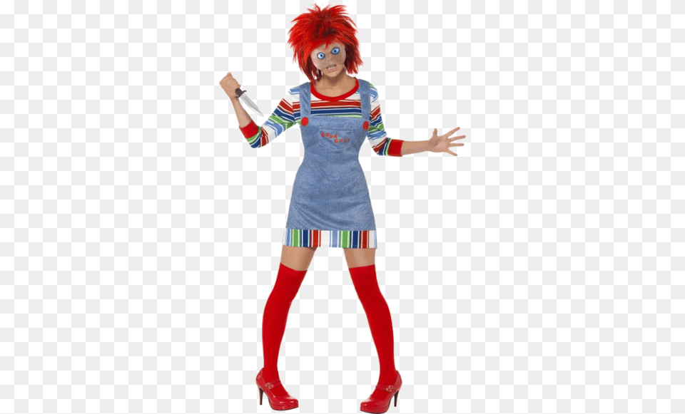 Enjoy Childs Play With The Licensed Adult Miss Chucky Chucky Costumes For Girls, Clothing, Costume, Person, Child Png