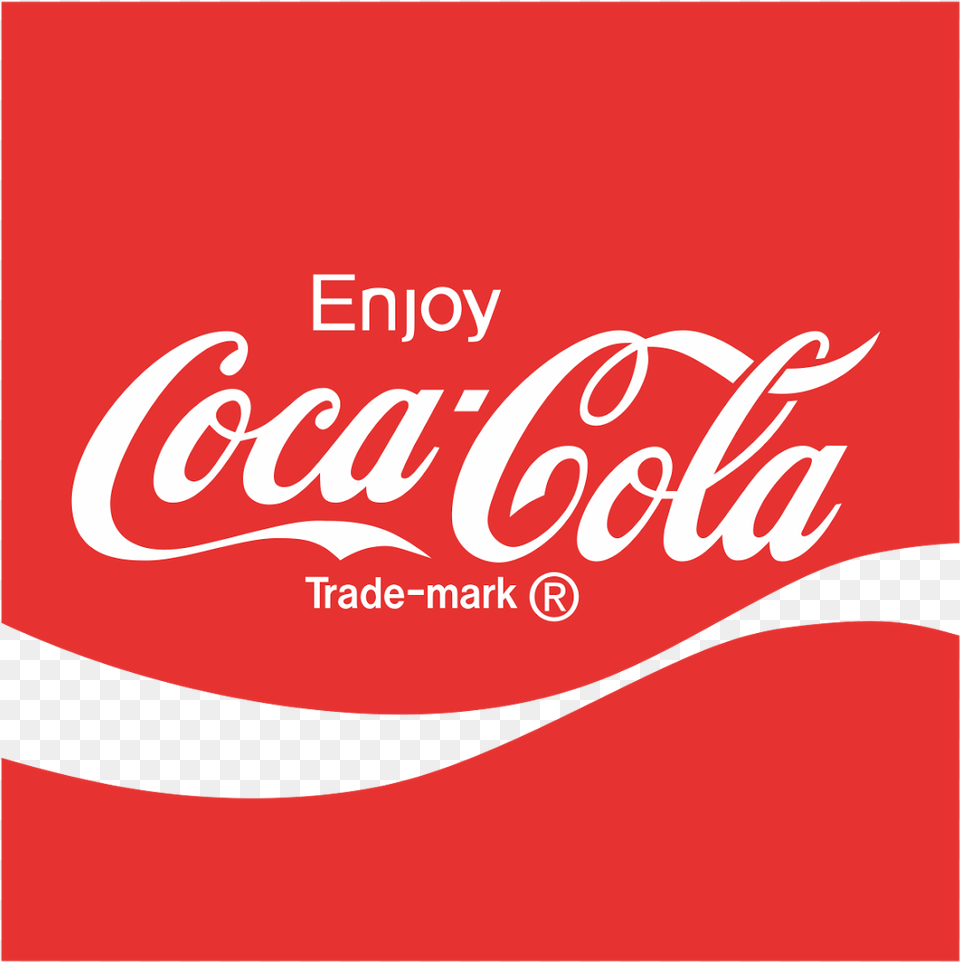 Enjoy Coca Cola Logo Vector Coca Cola Square Logo, Beverage, Coke, Soda Free Png Download