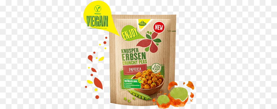 Enjoy Crunchy Peas Paprika Khne Kichererbsen, Advertisement, Poster, Food Png Image