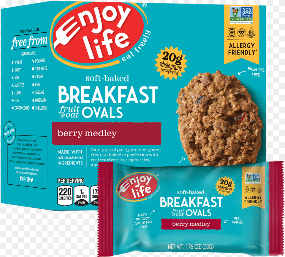 Enjoy Life Chocolate Chips, Breakfast, Food, Advertisement, Oatmeal Free Png Download
