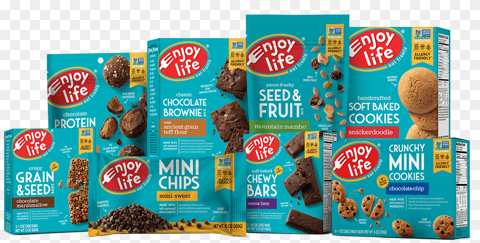Enjoy Life Foods, Advertisement, Poster, Food, Sweets Free Transparent Png