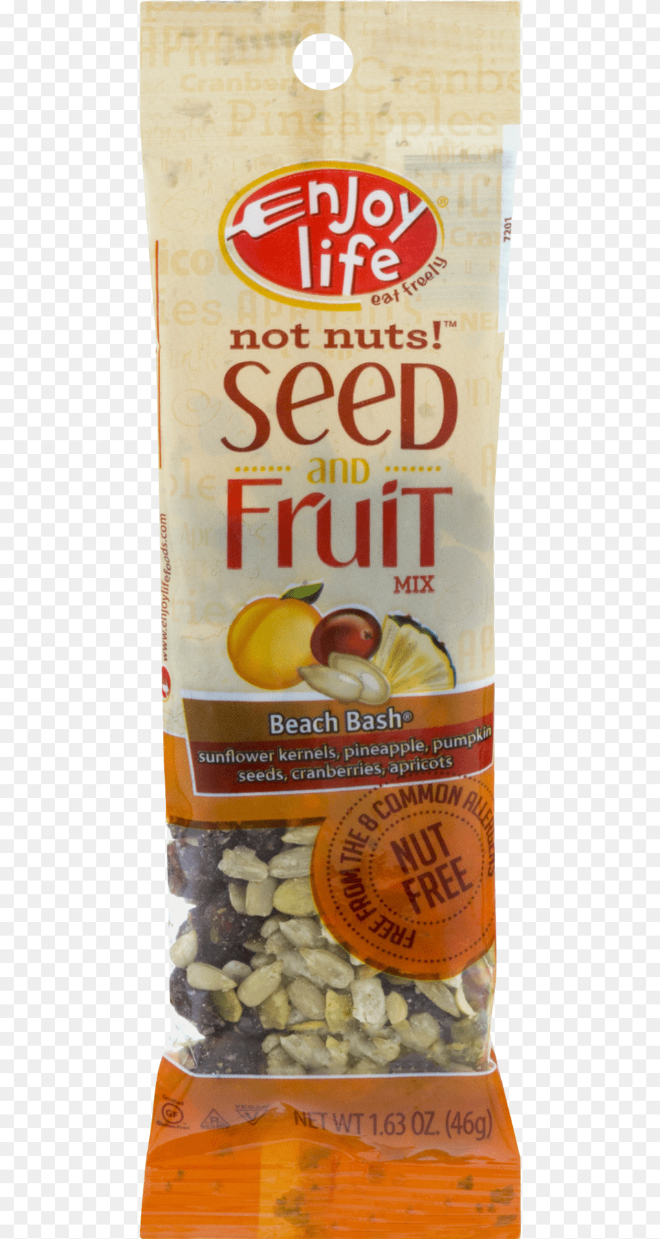 Enjoy Life Not Nuts Beach Bash Seed Amp Fruit Mix Orange, Alcohol, Beer, Beverage, Food Png Image