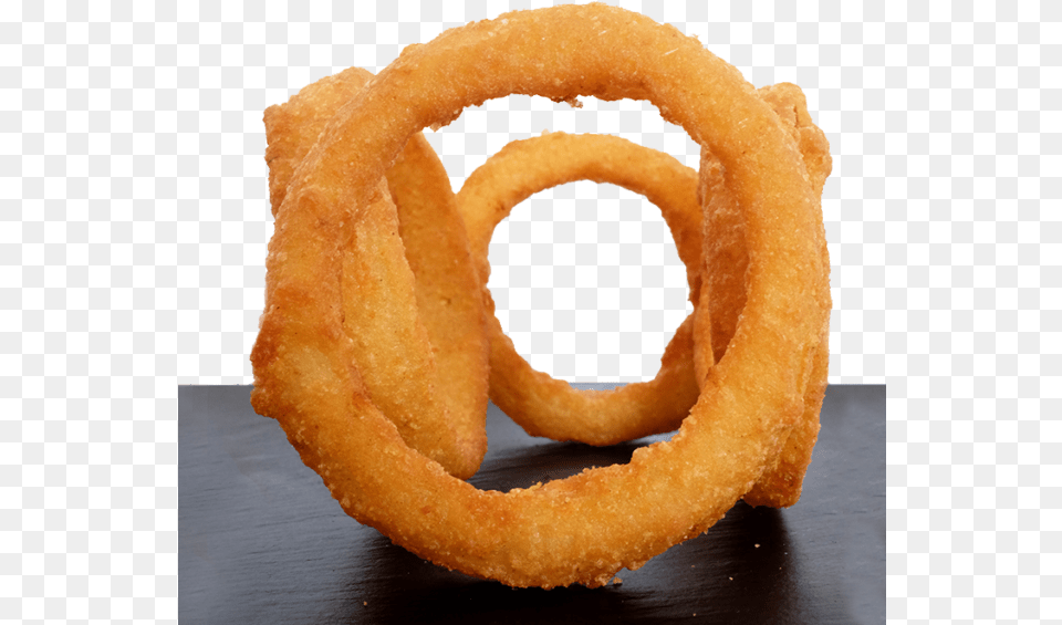 Enjoy Our Crispy Golden Onion Rings Onion Ring, Bread, Food, Pretzel Free Png Download