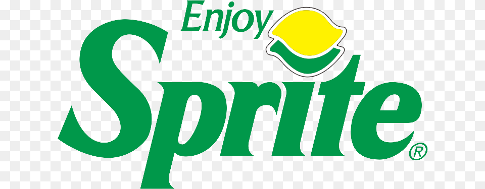 Enjoy Sprite Sprite Logo Black And White, Food, Fruit, Plant, Produce Free Transparent Png
