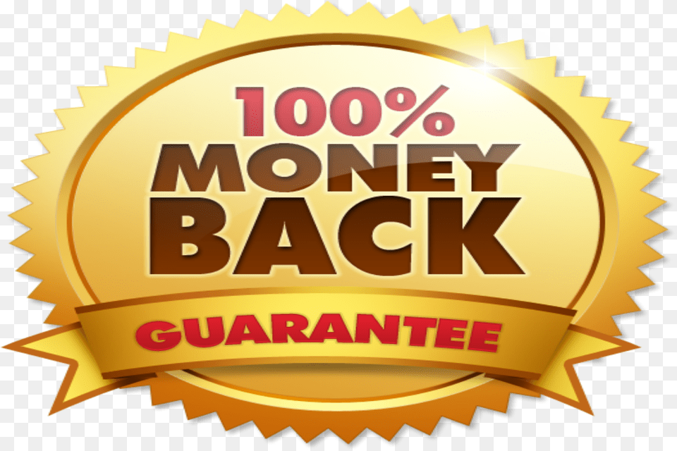 Enjoy Your Land 100 Money Back Guarantee Logo, Gold, Advertisement Free Png Download