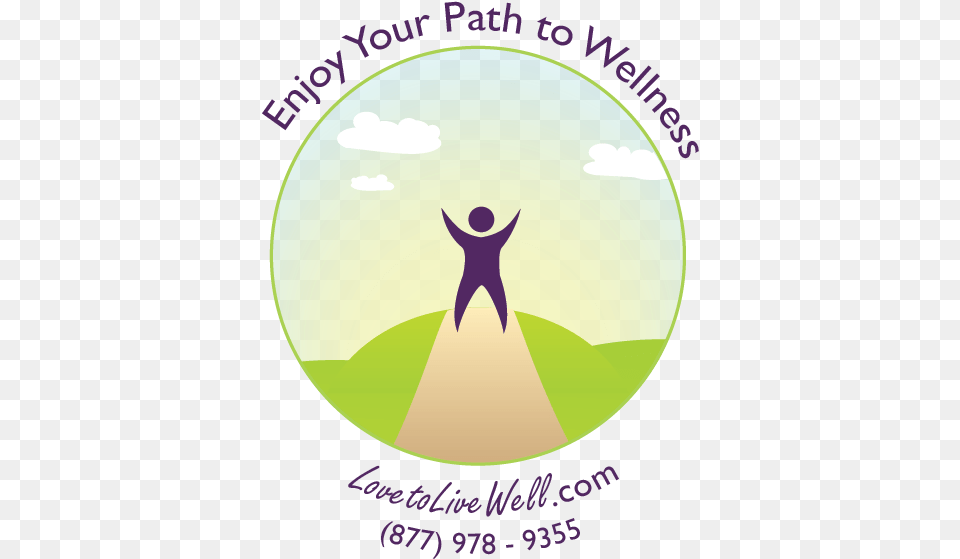 Enjoy Your Path To Wellness Illustration, Photography, Clothing, Dress, Disk Png Image